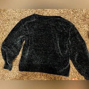 Black with a slight charcoal hue.